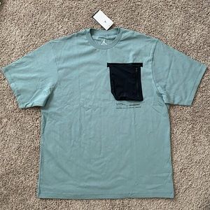 Nike Jordan 23 Engineered Zip Pocket Men Short Sleeve Shirt XL-Tall DM1388-041